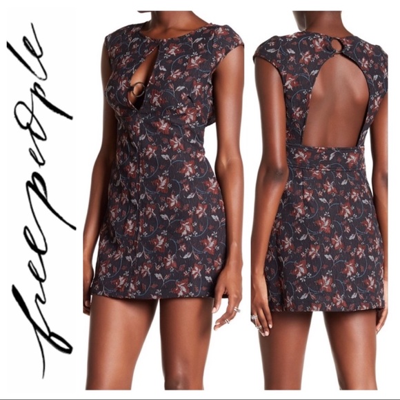 Free People Dresses & Skirts - 💕SALE💕Free People Cap Sleeve Floral Mini Dress